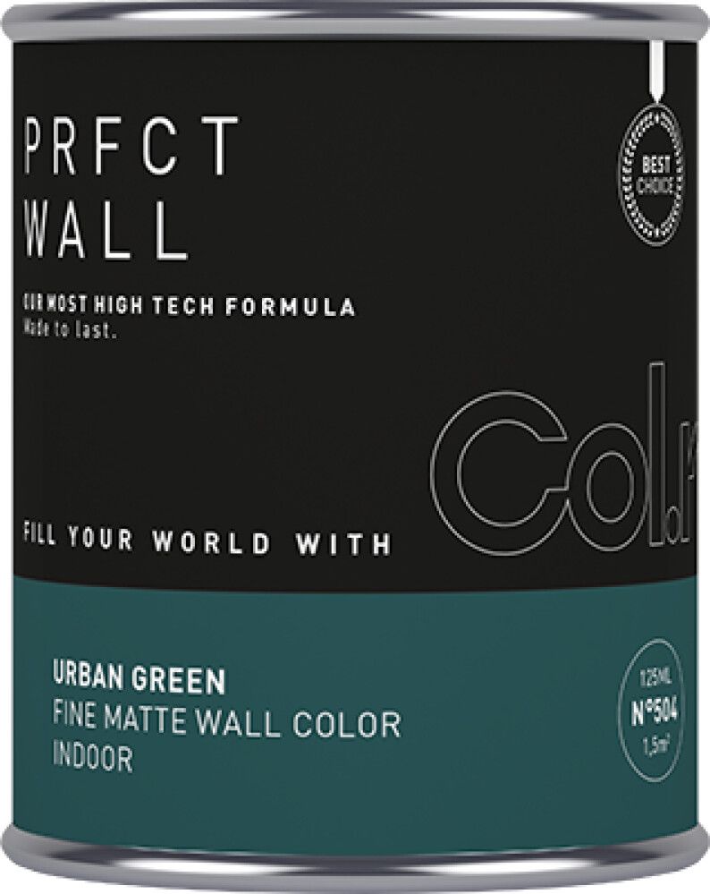 VEGGMALING COL.R PRFCT N.504 0,125L URBAN GREEN
