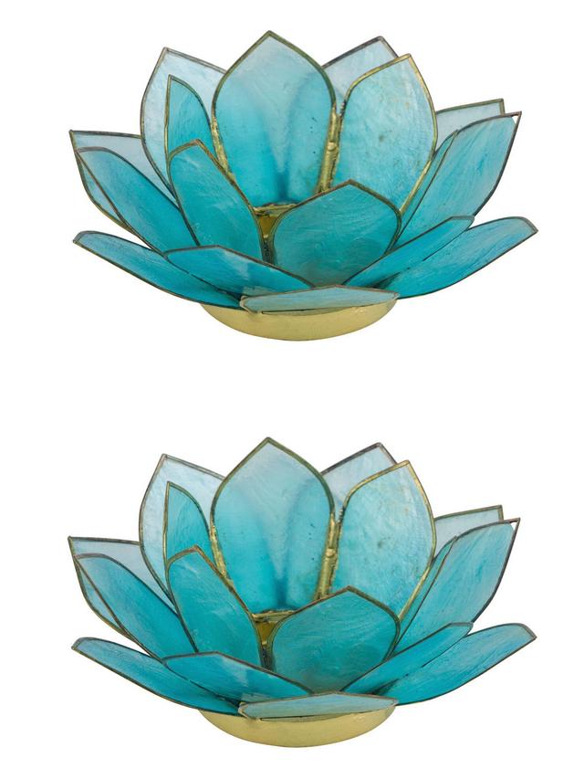 Muschel-Teelichthalter 2er-Set
