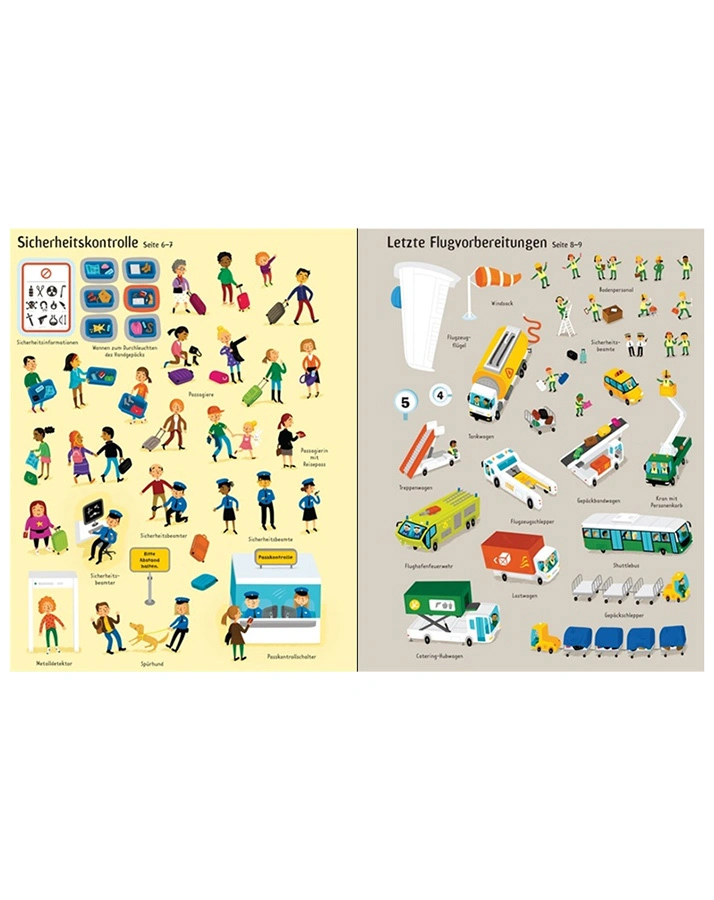 Mein erstes Stickerbuch: Am Flughafen