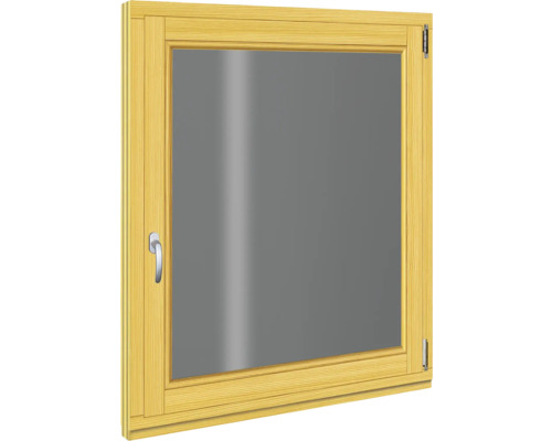 Houten raam, sparrenhout, 980x1080 mm, DIN rechts