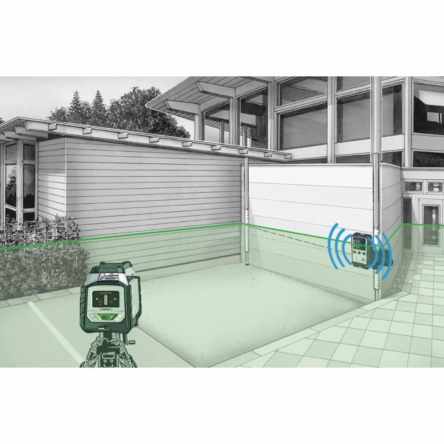 Laserliner RangeXtender G 60 Laserontvanger in koffer - 60m