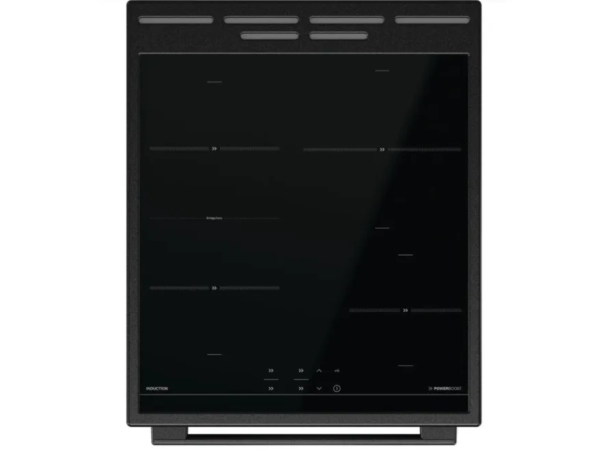 Gorenje Advanced GEIT5C60BPG - Komfur - fritstående - bredde: 50 cm - dybde: 59.4 cm - højde: 85 cm - med selv-rengøring - sort