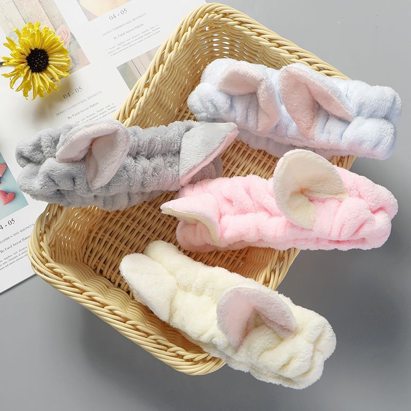 Yulu - Chenille kattenoor gezichtsreiniger hoofdband