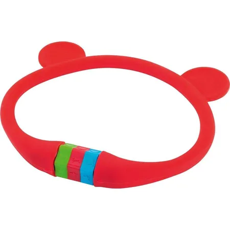 PUKY 9435 Kinder-Fahrradschloss mit Symbolcode, rot
