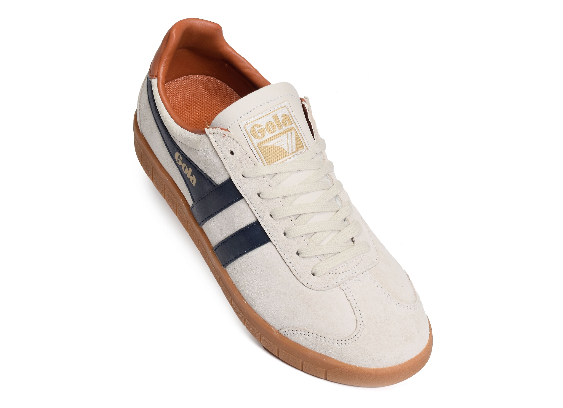 Hurricane suede trainers blanc marine