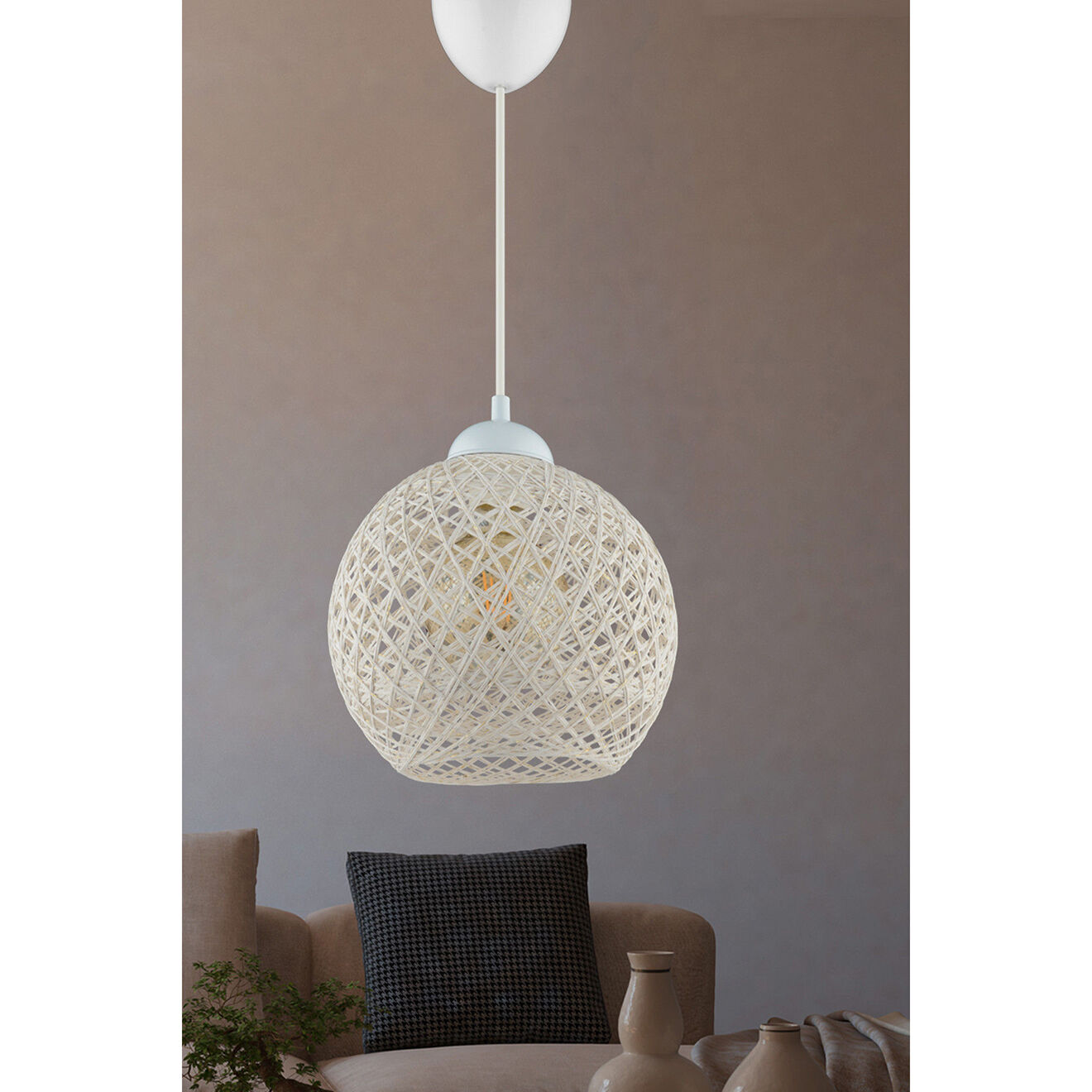 Sheen Suspension DL097 blanche - 54x22 cm