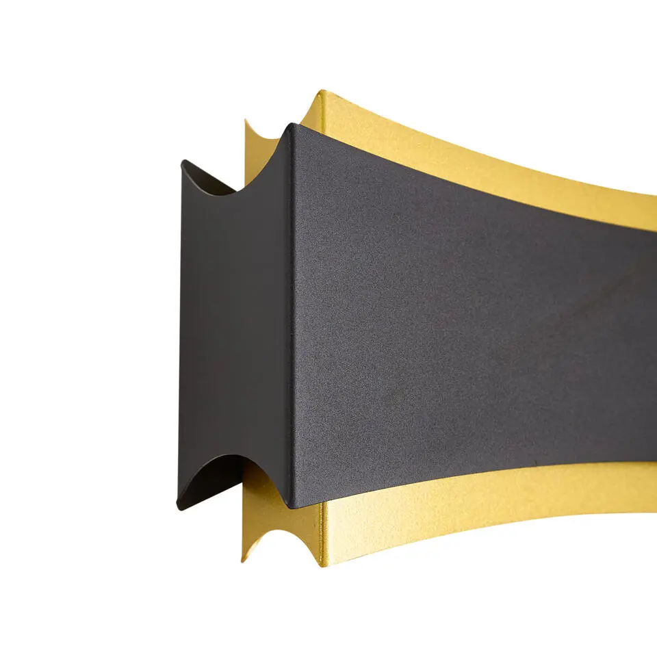 Qazqa wandlampen plats zwart g9