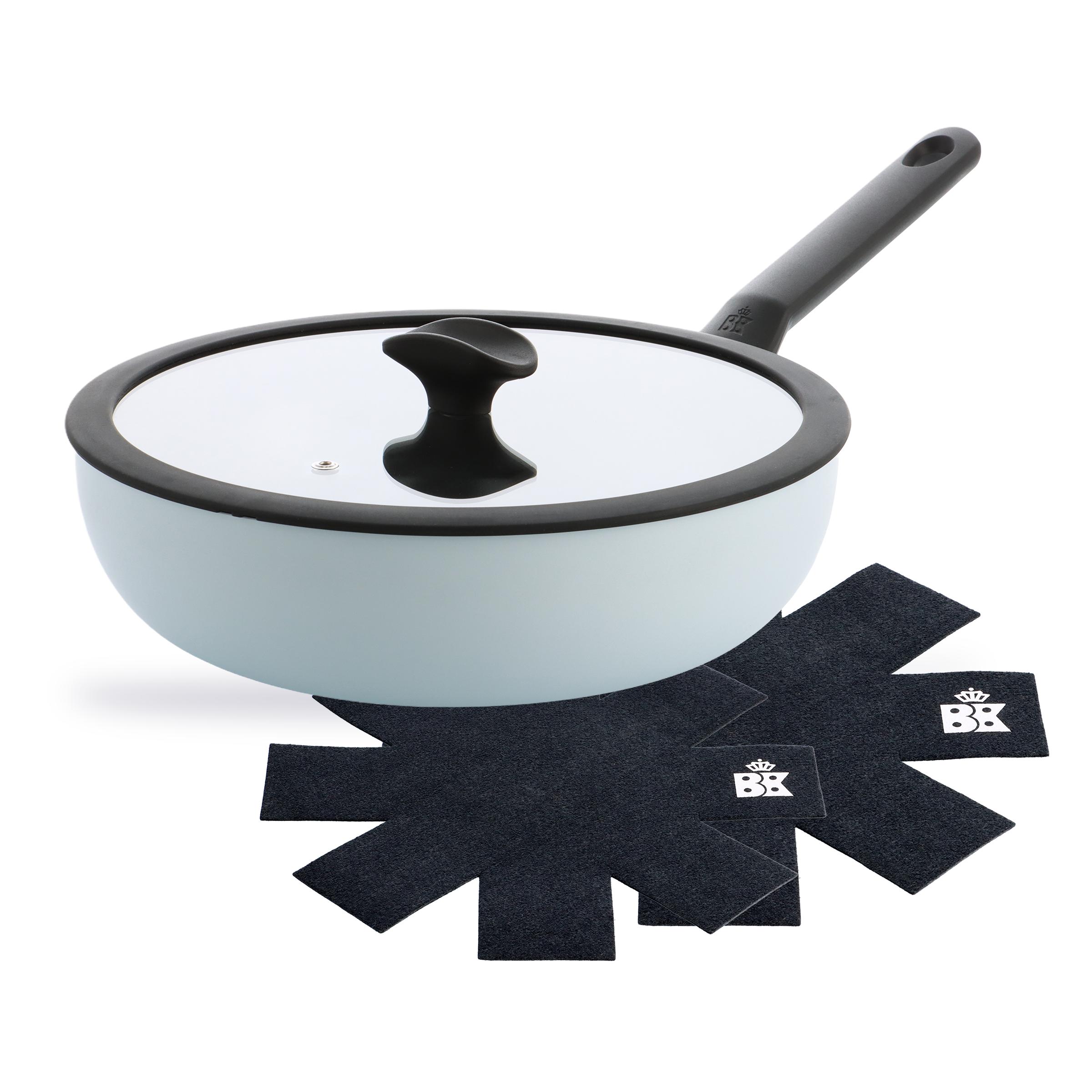 Enjoy wok Light Blue 28 cm   Panbeschermers