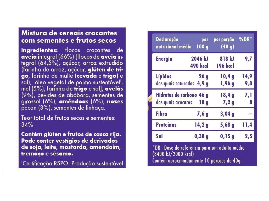 GRANOLA SALUTEM SUPERIOR 400 G