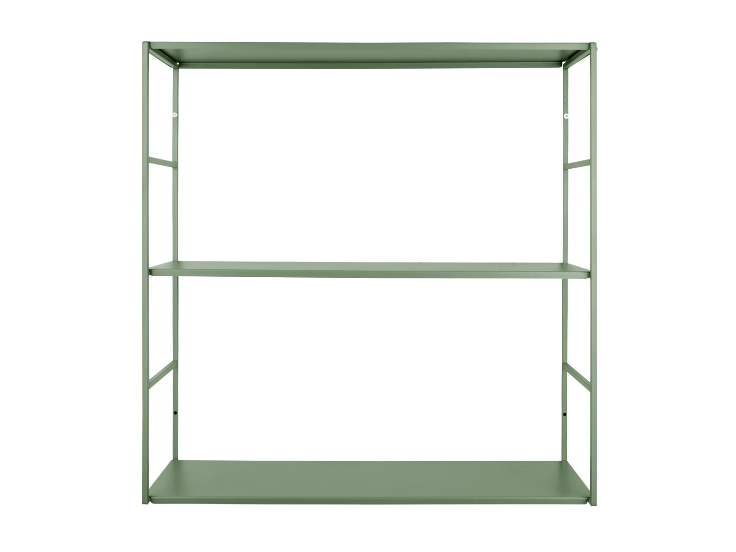Wall rack Level metal matt jungle green