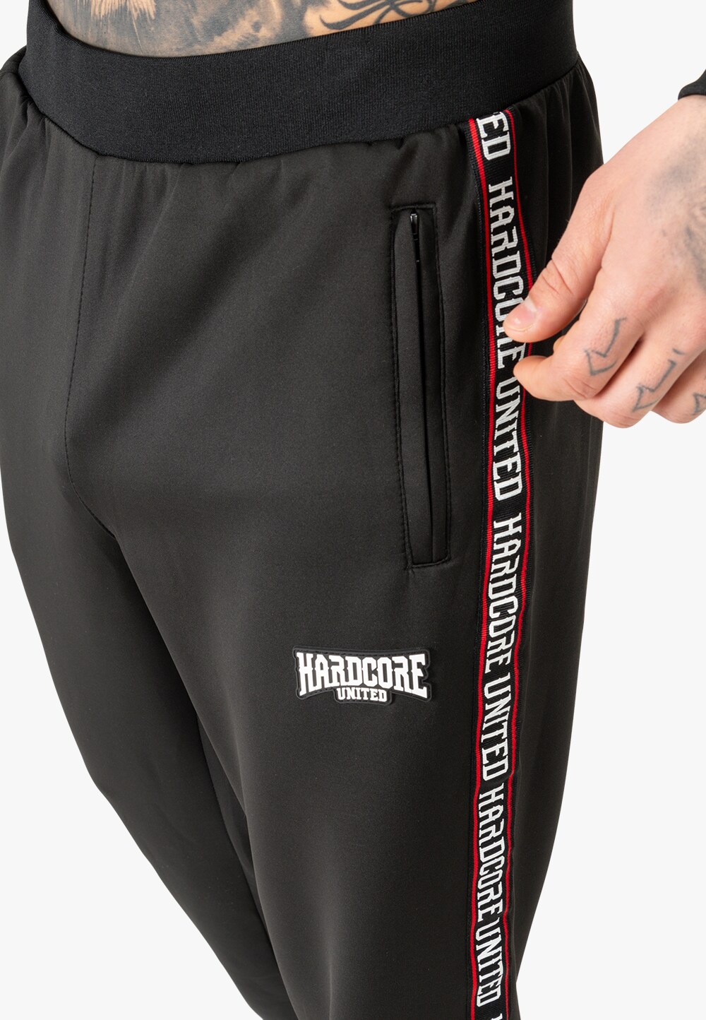 Hardcore United Herren Trainingsanzug normale Passform RAVER