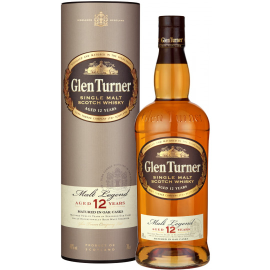 Glen Turner Single Malt Master Reserve 12 Jahre 0,7L