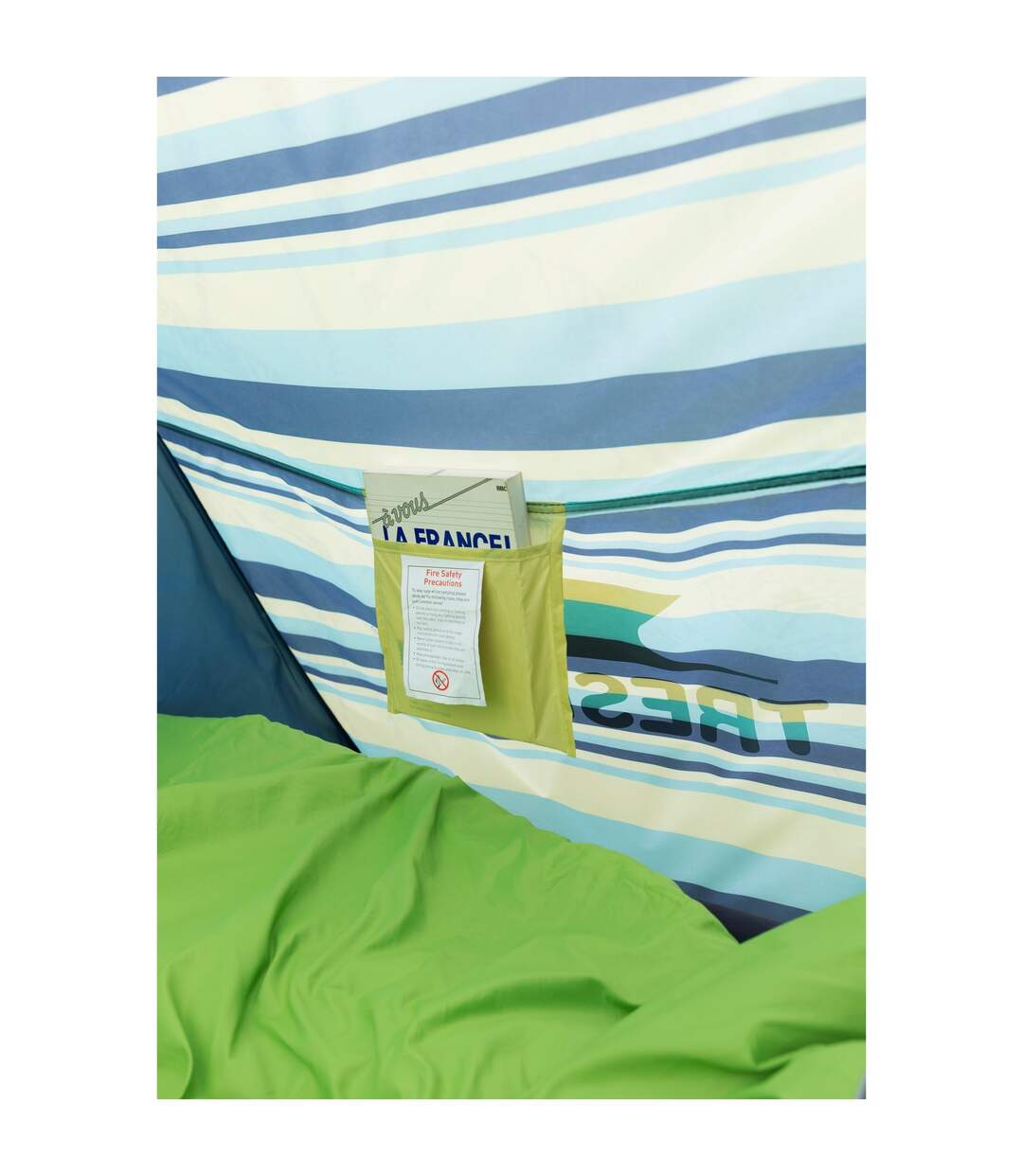 Trespass - Tente pop-up SWIFT (Jaune clair À rayures) (Taille unique) - UTTP4388