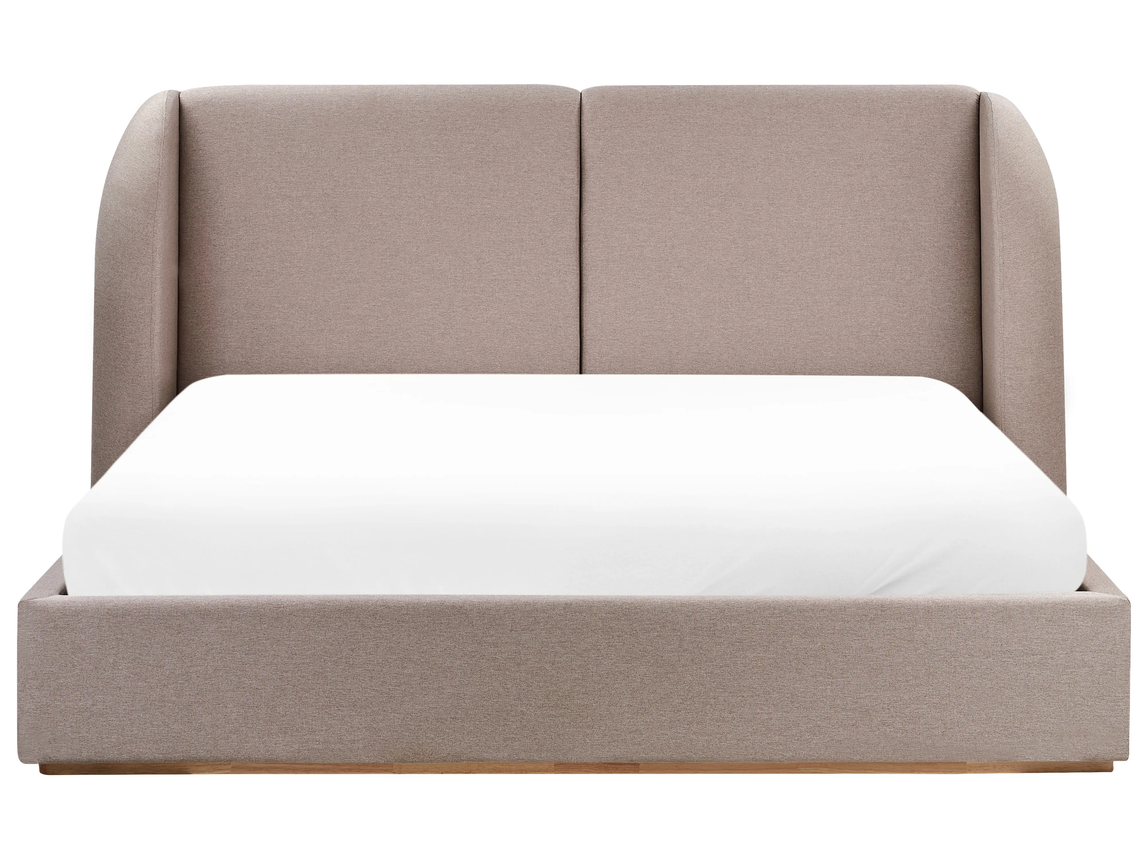 Bed met opbergruimte Stof MONESTIER 180 x 200 cm Taupe