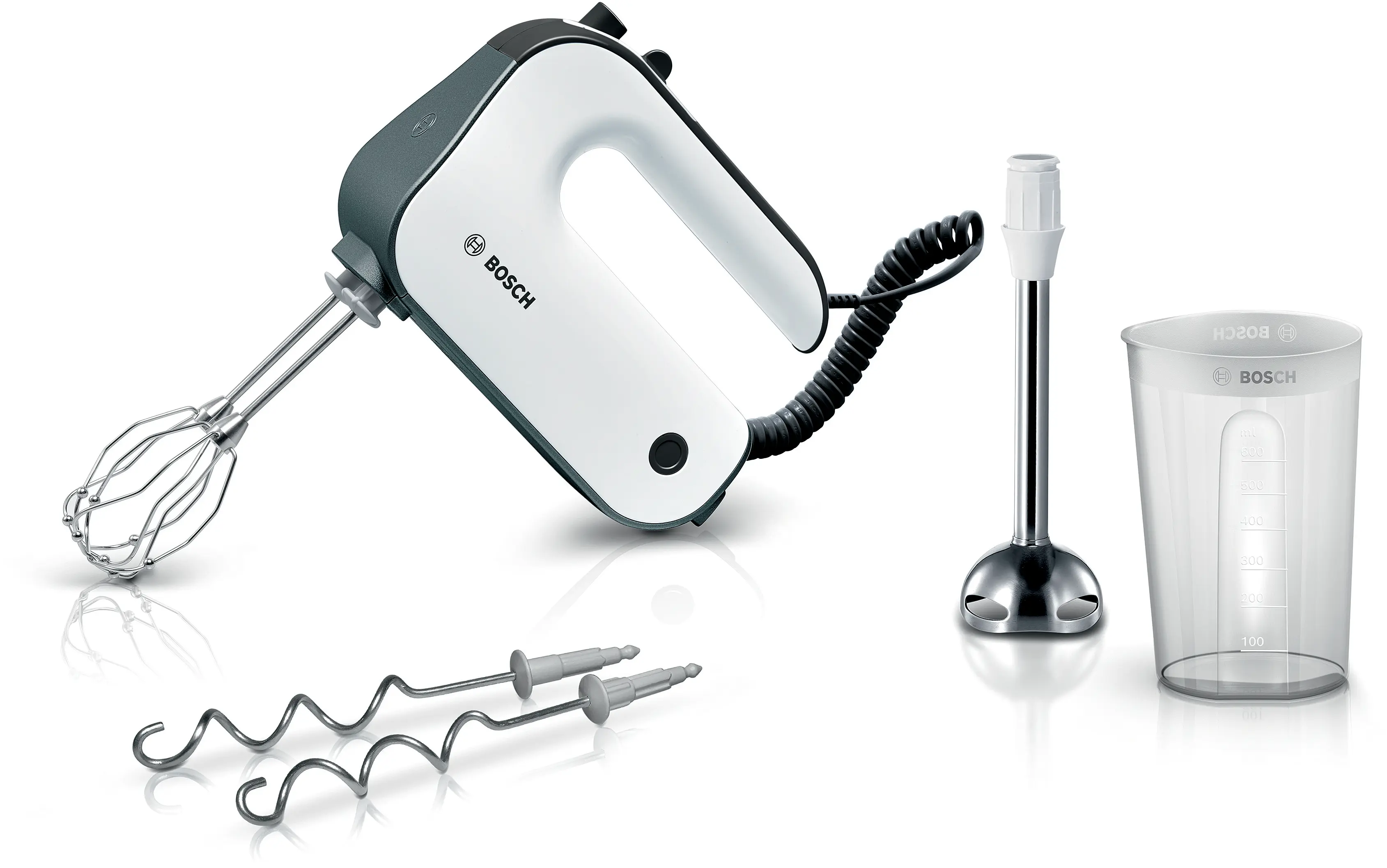 Handmixer MFQ4 850 W Wit, Donker zilver MFQ49700