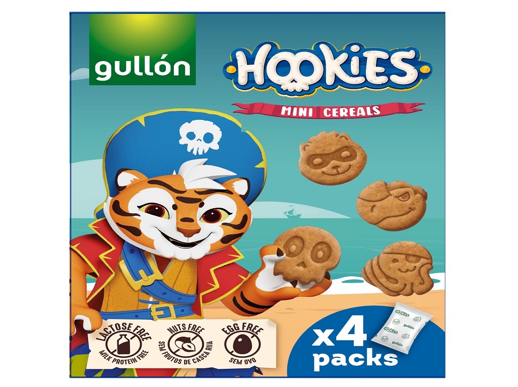 BOLACHA GULLON HOOKIES MINI CEREAIS 160G