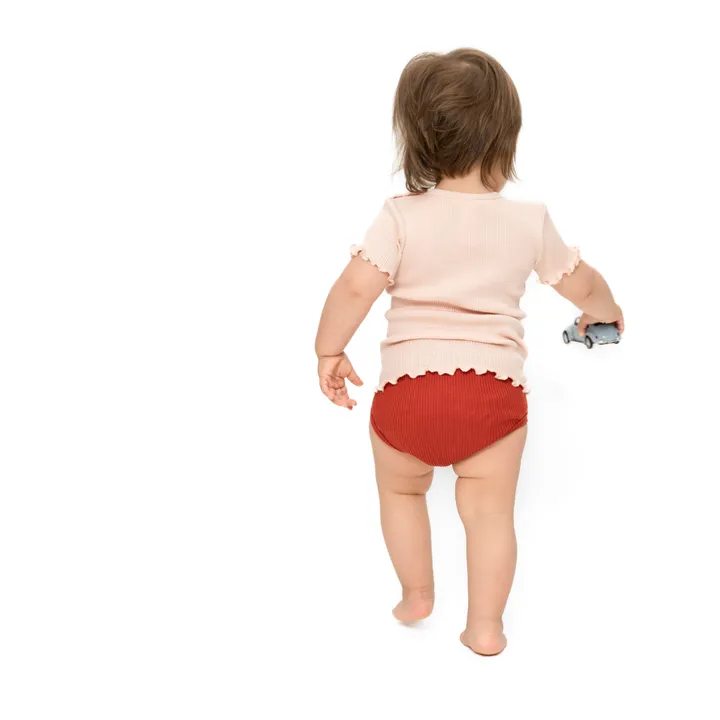 Minimalisma Bloomer en Soie Bobbi | Rouge
