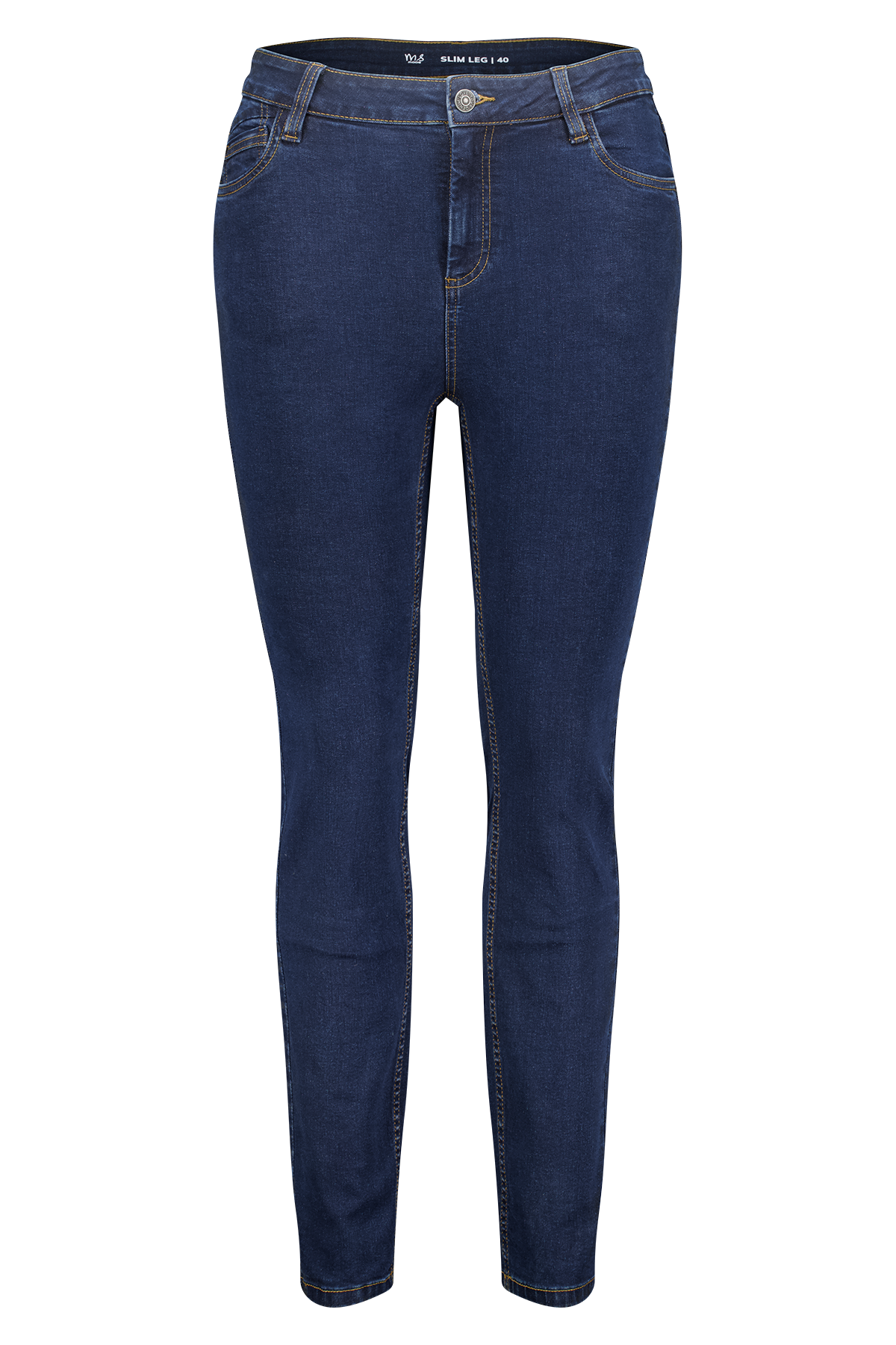 Slim leg jeans IRIS met stretch Rinse Washed Denim