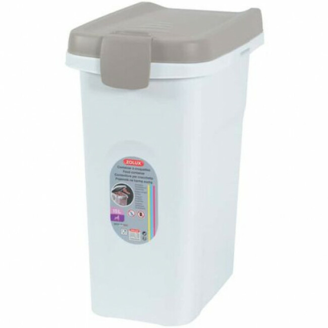 Container hermétique en plastique pour croquettes