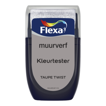 Flexa Creations muurverf kleurtester Taupe Twist 30ml