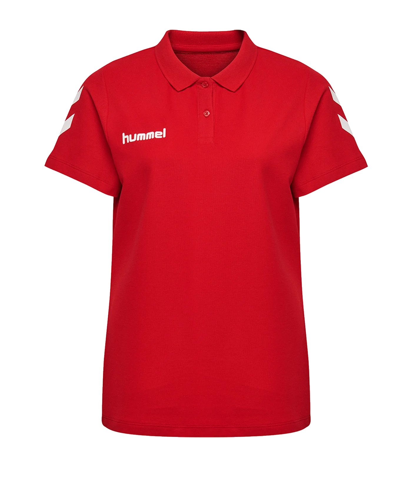 Hummel Cotton Poloshirt Damen Rot F3062