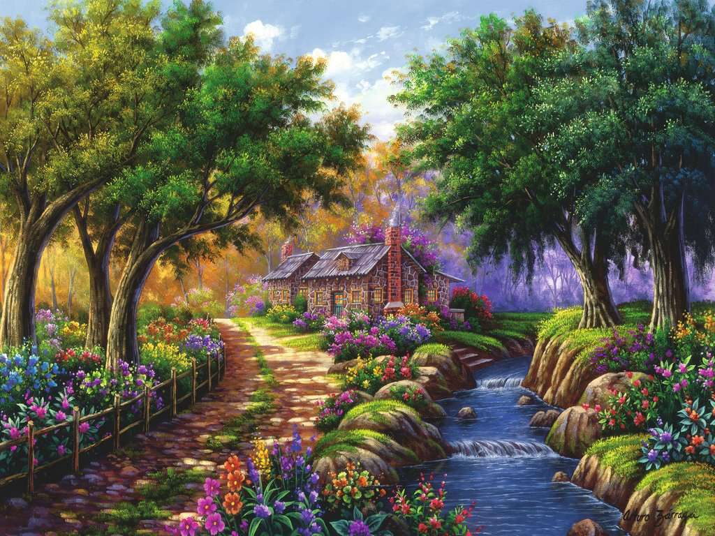 Ravensburger Spiel Cottage am Fluß