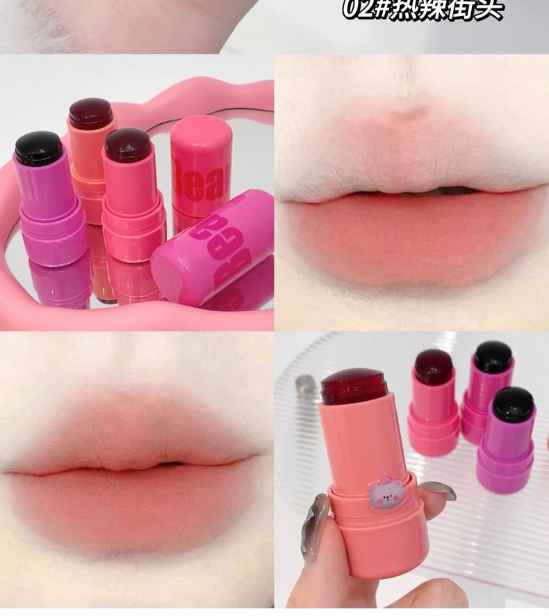 Gege Bear - 2 in 1 Cheek Blush Stick - 4 kleuren
