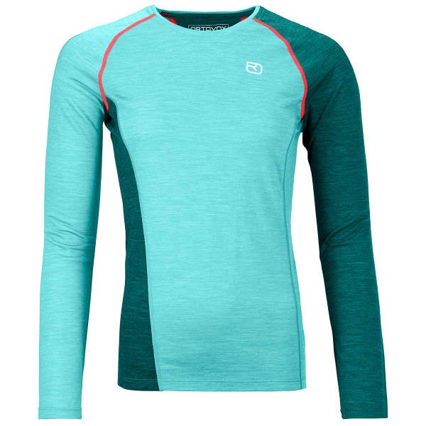 T-shirt randonnée ORTOVOX 120 COOL TEC FAST UPWARD LS W ICE WATERFALL BLEND