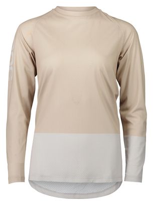 Maillot Manches Longues Femme Poc MTB Pure Beige/Gris