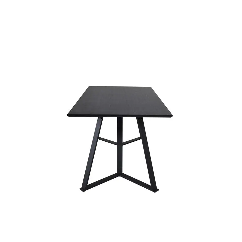 Eettafel Zwart Hout - 180x90x75cm - Marina