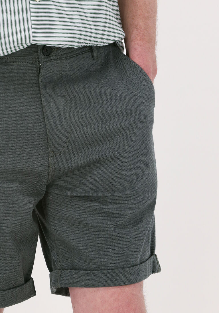 SELECTED HOMME donkergroene selected homme korte broek slhcomfort-luton flex shorts w