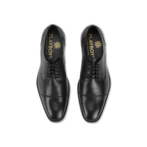 Playboy Footwear Tom Derbysko, Black Leather, 43