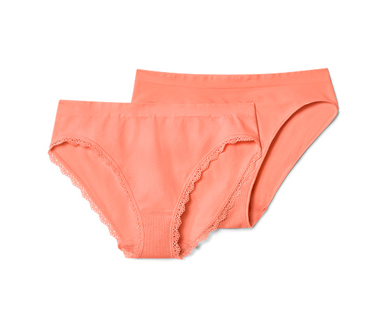 2 Seamless-Slips, papaya