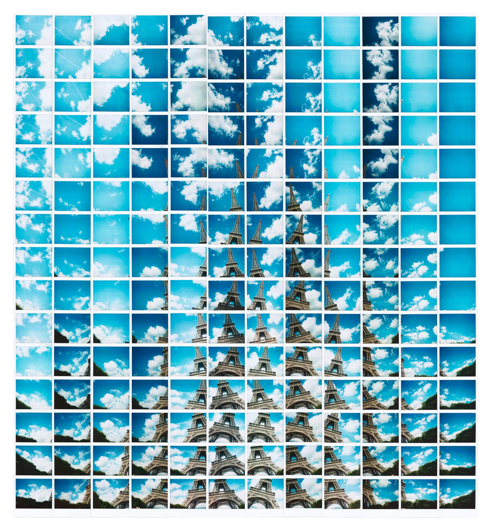 Eiffelparisritmica by Maurizio Galimberti - Limited Edition. Edition of: 150. Signed.