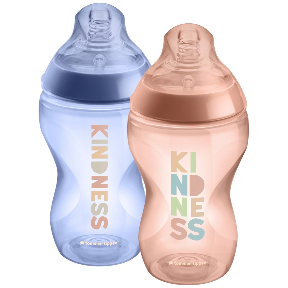 Tommee Tippee Closer to Nature Anti-Kolik Babyflasche 340 ml, 2er-Pack