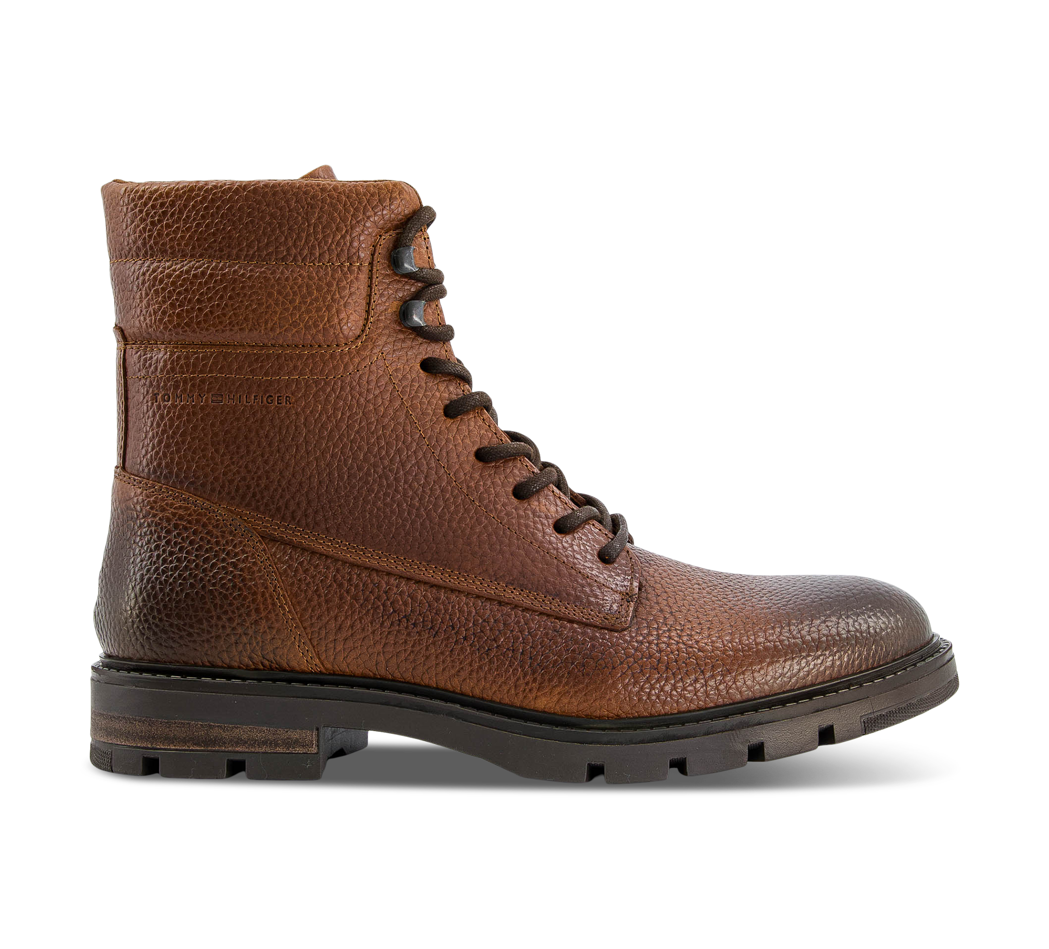 Tommy Hilfiger Warm Padded Hilfiger Lth Boot - Schnürstiefel Leder