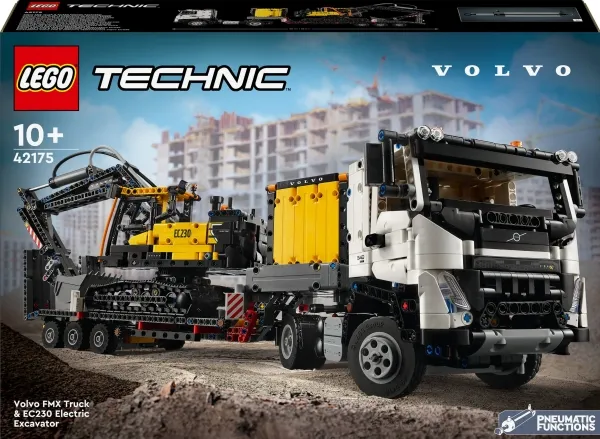 LEGO Technic 42175 Volvo FMX-lastbil og EC230 elektrisk gravemaskine