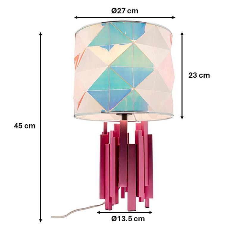 Tafellamp Coachella 45cm roze Kare Design