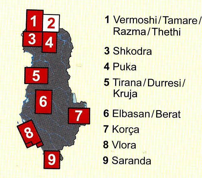 SHKSM - 2 ALBANIA TROPAJA B CURRI VALBONA 1 50 000
