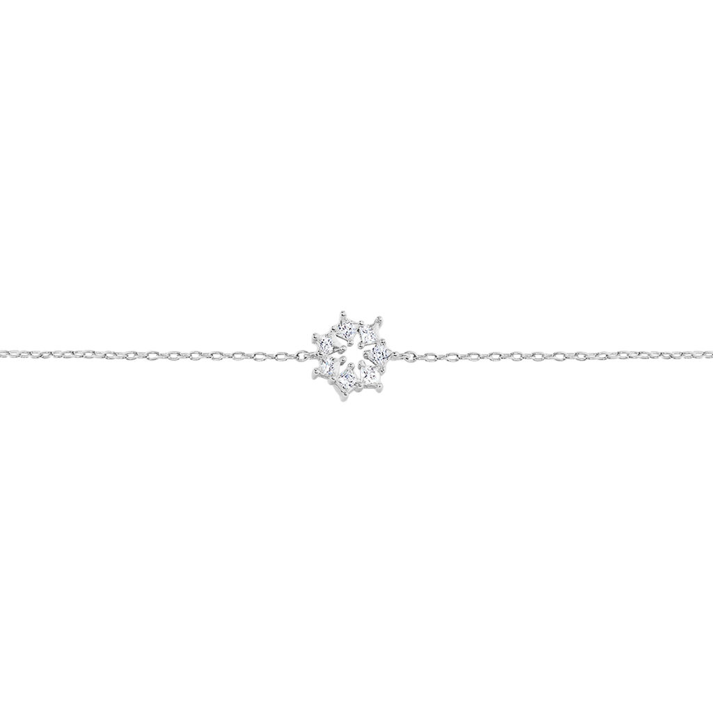 Bracelet Argent Henrick Oxydes De Zirconium