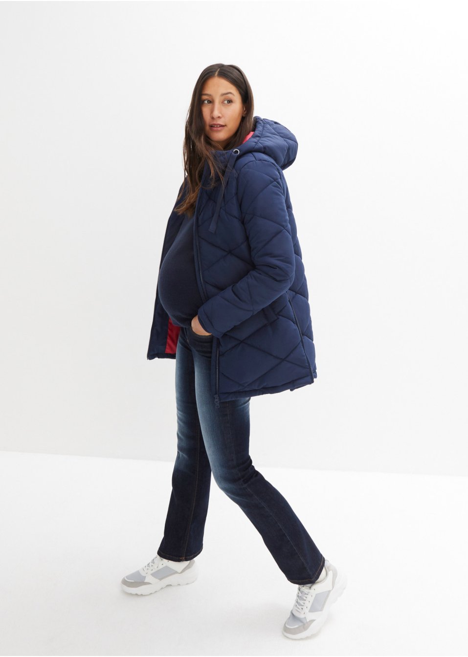 Veste matelassée de grossesse et de portage