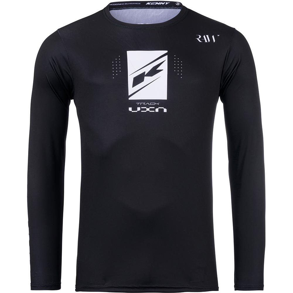 Kenny - Maillot Track Raw Noir / Blanc