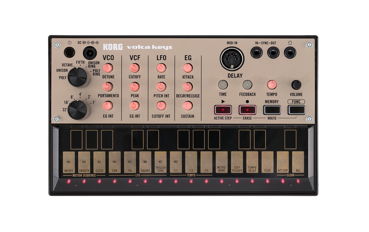 Synthesizer volca keys<br>Analog Synthesizer mit polyphoner Sound Engine und flexiblem Loop