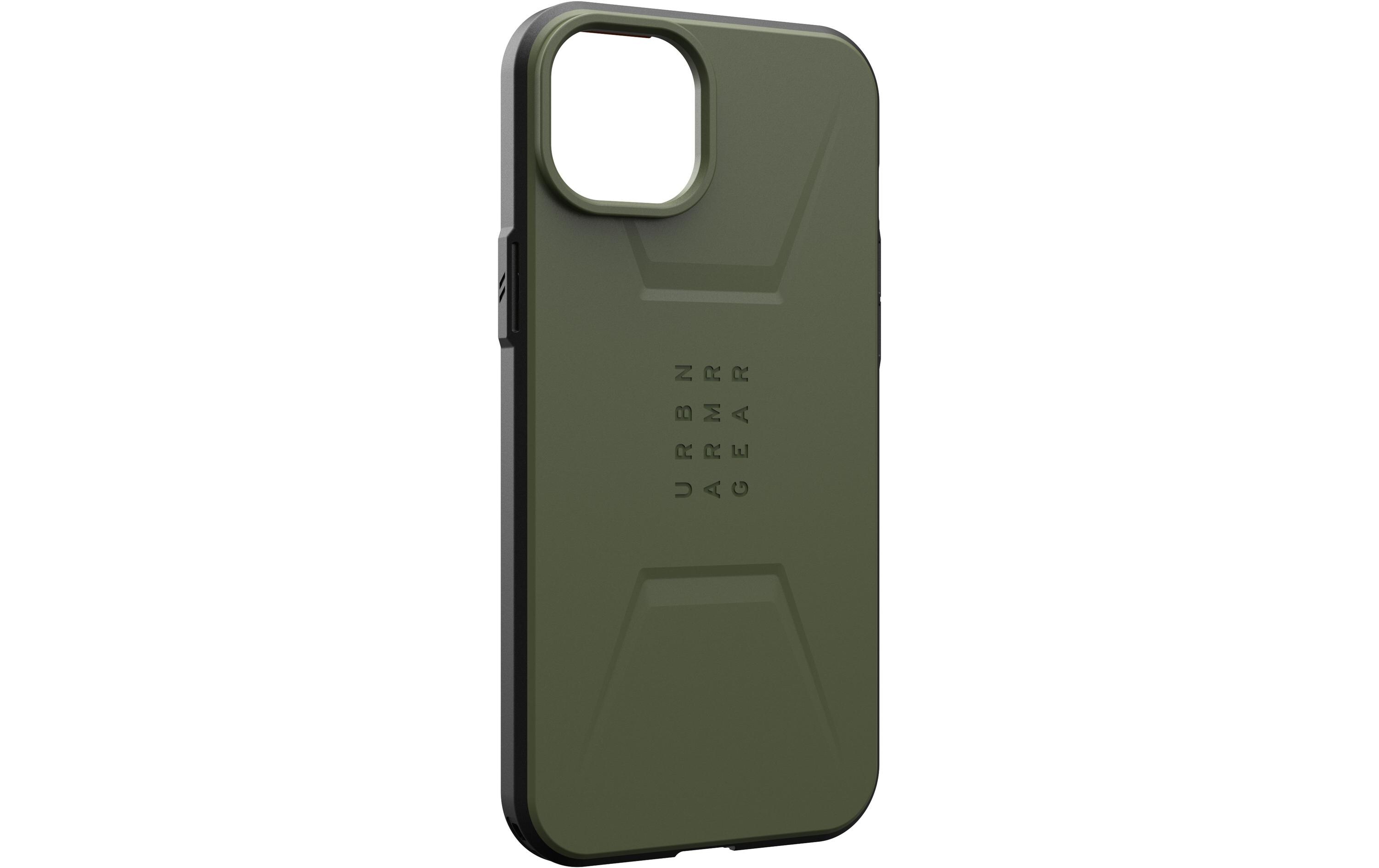 Back Cover Civilian Case iPhone 15 Plus OliveSchutzhülle für das Apple iPhone 15 Plus