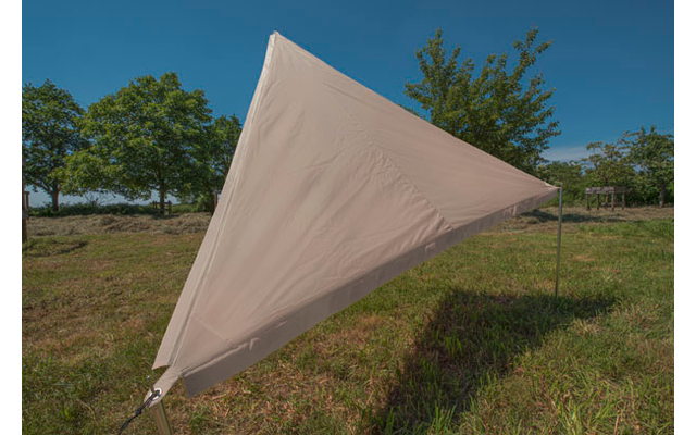 Bent Sonnensegel TC-Zip-Protect Canvas Single aus Baumwoll-Mischgewebe mit Reißverschluss-Abdeckklappen