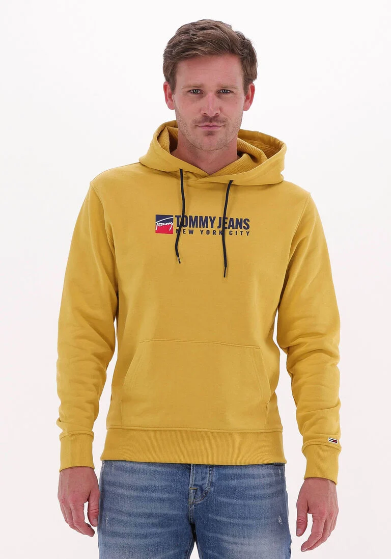 TOMMY JEANS oker tommy jeans sweater tjm entry athletics hoodie