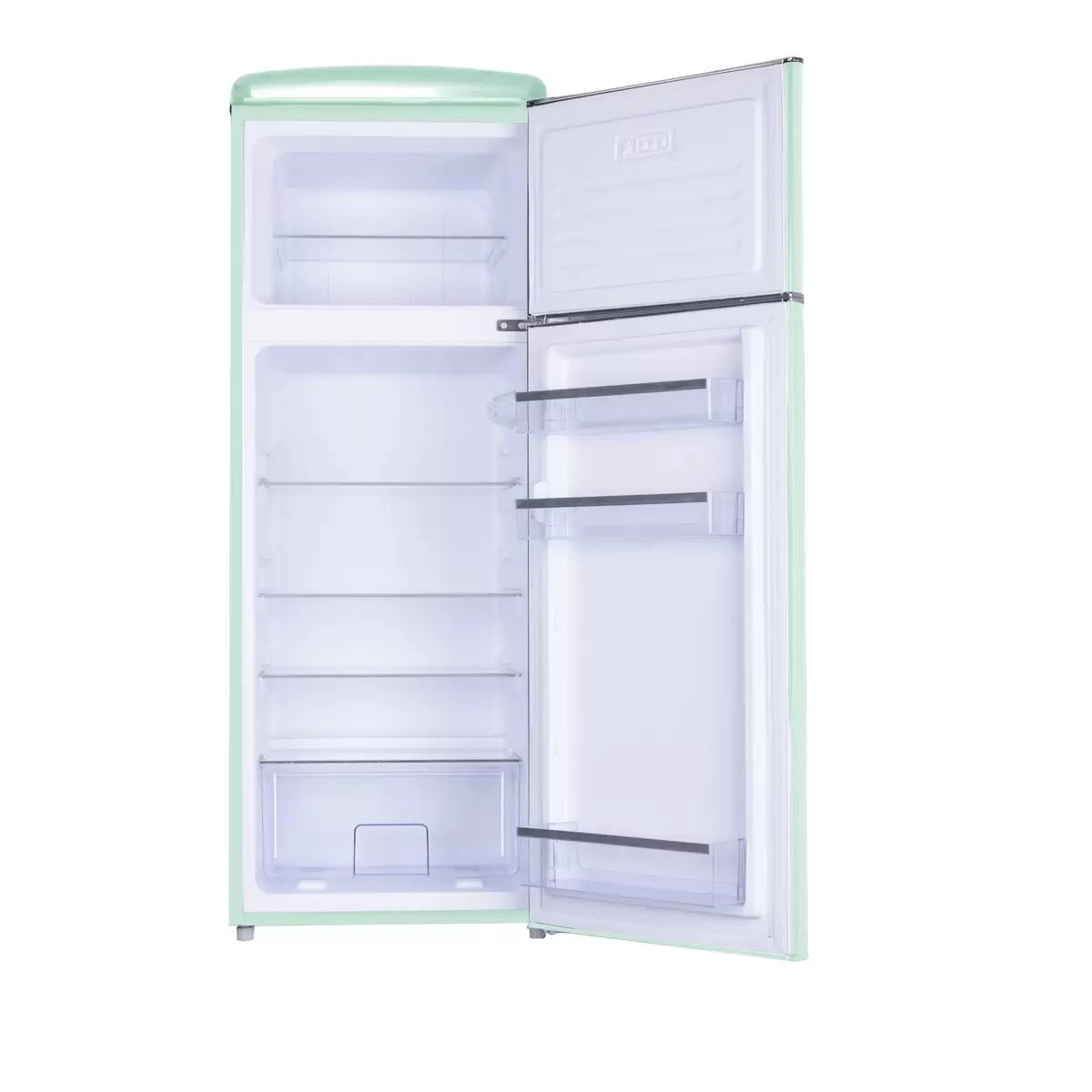 Kühlschrank freistehend über SPC KS3666-4 retro l GR weiss