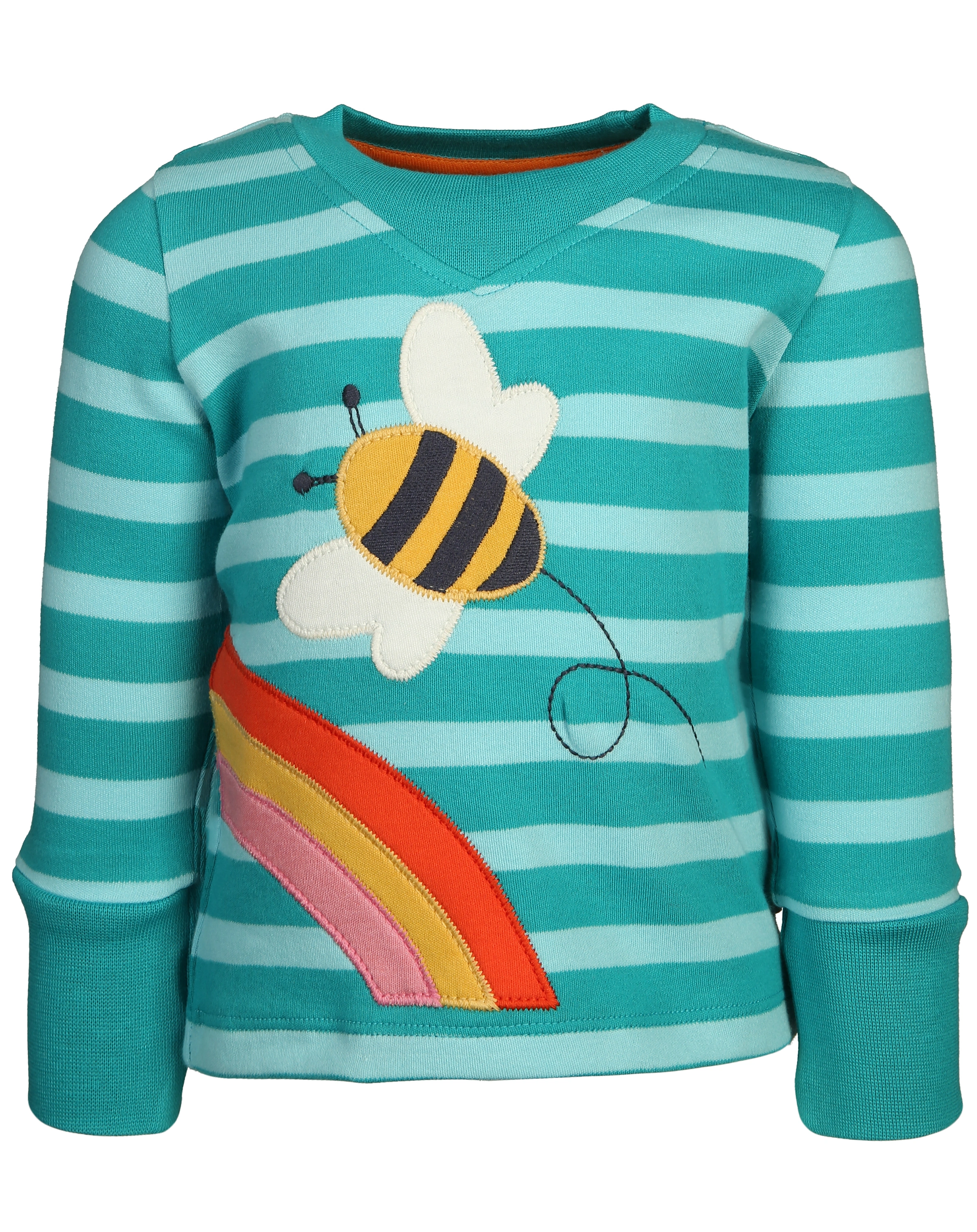 Langarmshirt EASY ON - BEE gestreift in blau