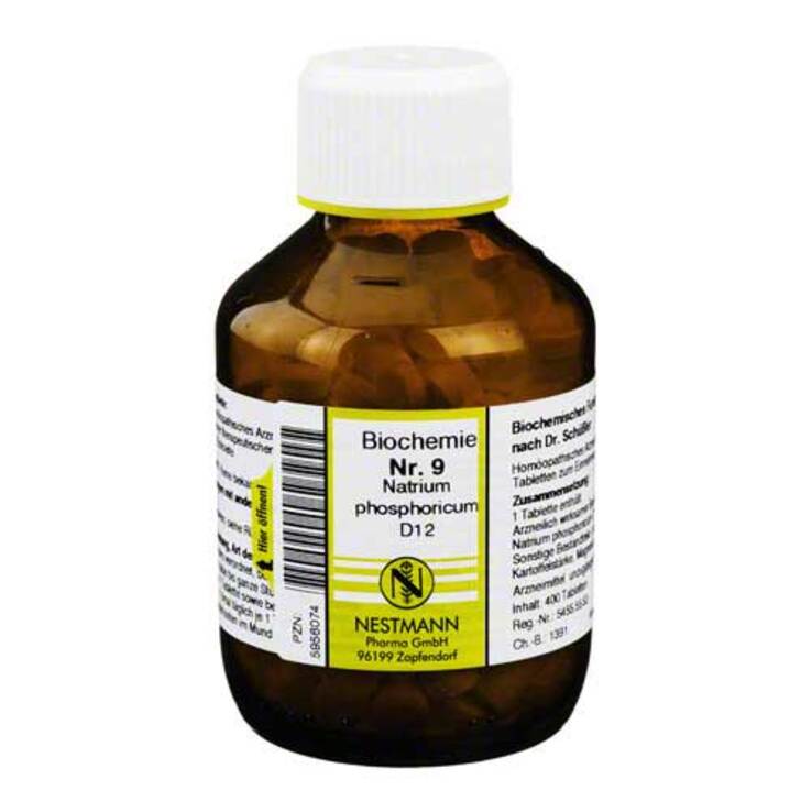 Biochemie 9 Natrium phosphoricum D 12 Tabletten, 400 St
