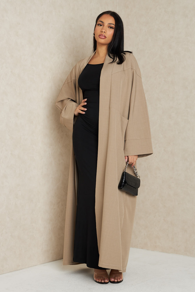 Kimono beige ample